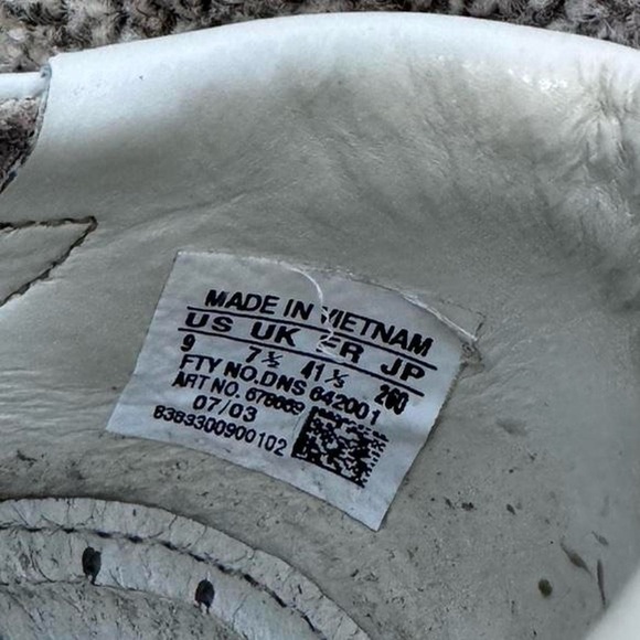 adidas Blue and Cream Ballet Flats - Picture 5 of 5